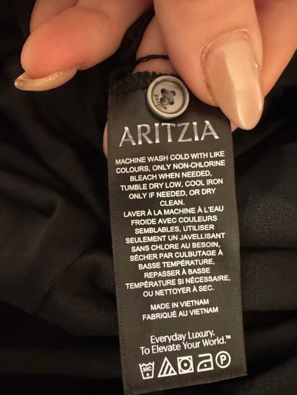 WILFRED Black Halter Midi Dress - Picture 7 of 8